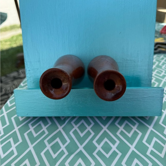 Vintage Wood Candle Holders - Picture 2 of 3